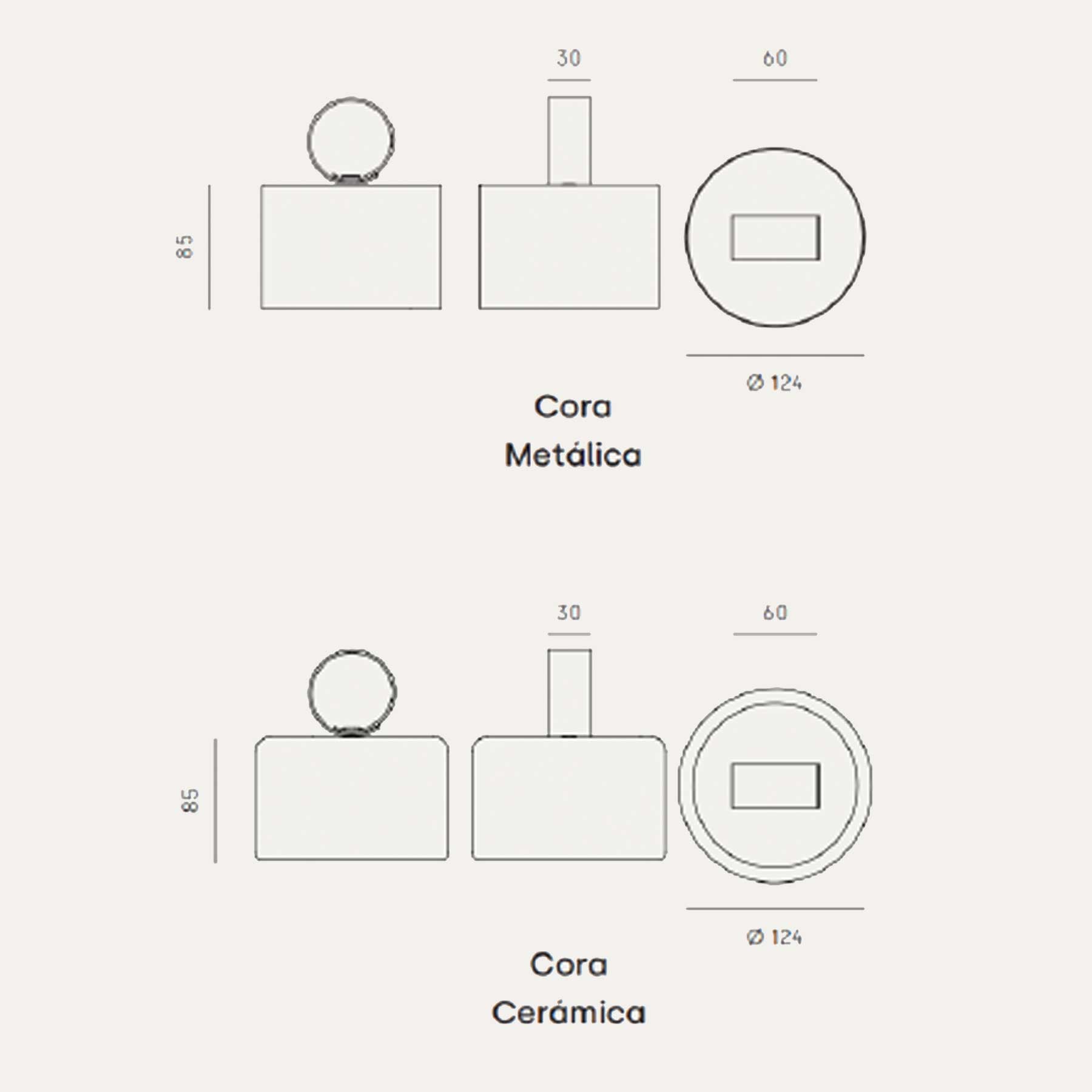 Aromas Cora LED závěsné přenosné svítidlo