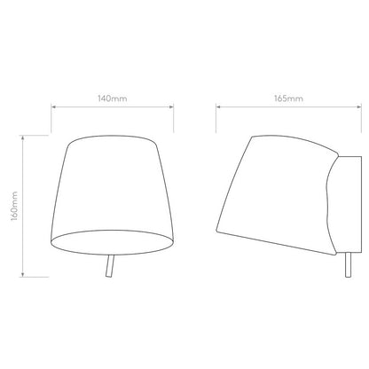 Astro Imari E27 nástěnné svítidlo