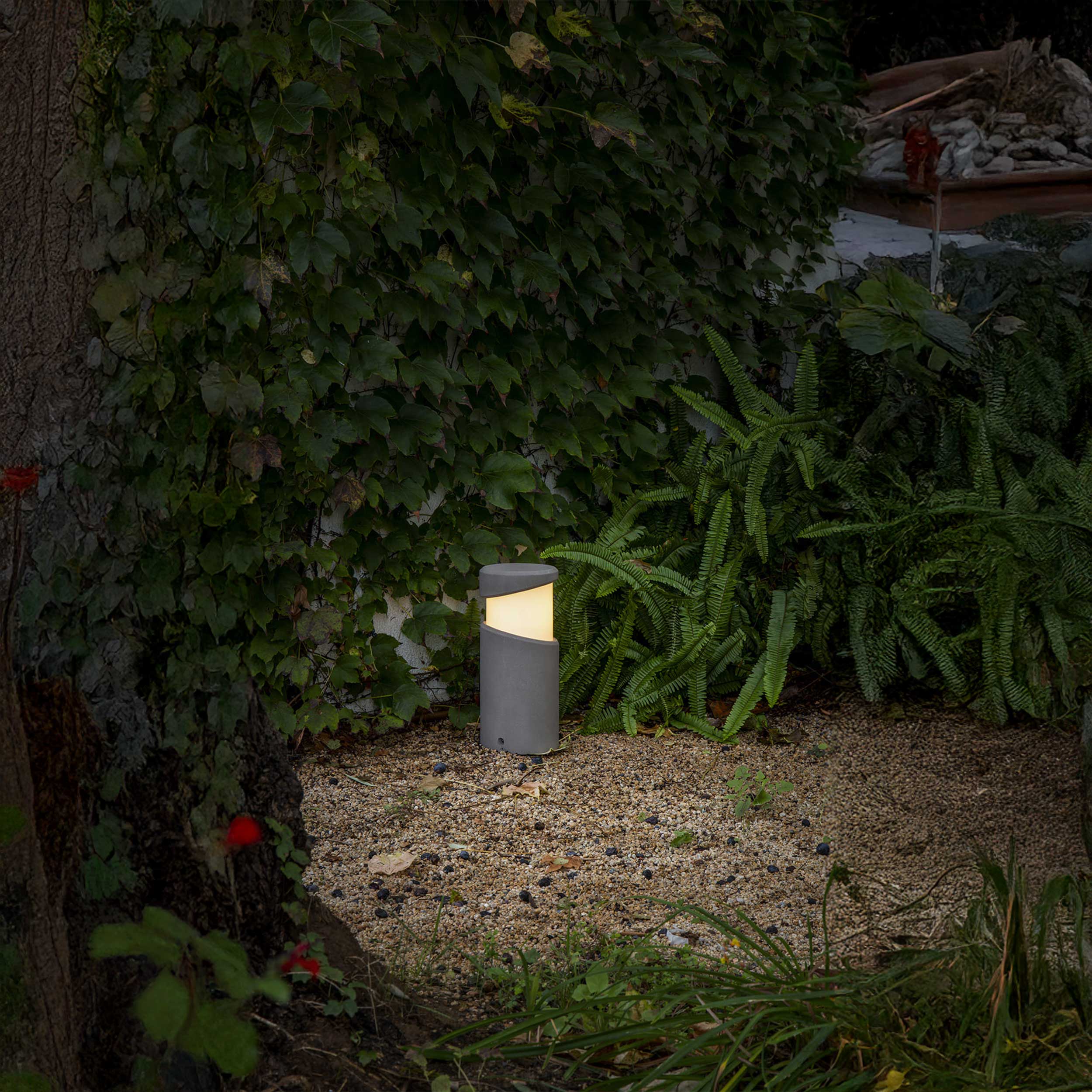 Faro Brume LED glass ceiling light IP44