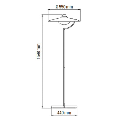 DCW éditions Biny LED подова лампа