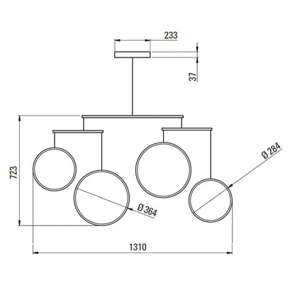 DCW éditions Focus LED висящо осветително тяло