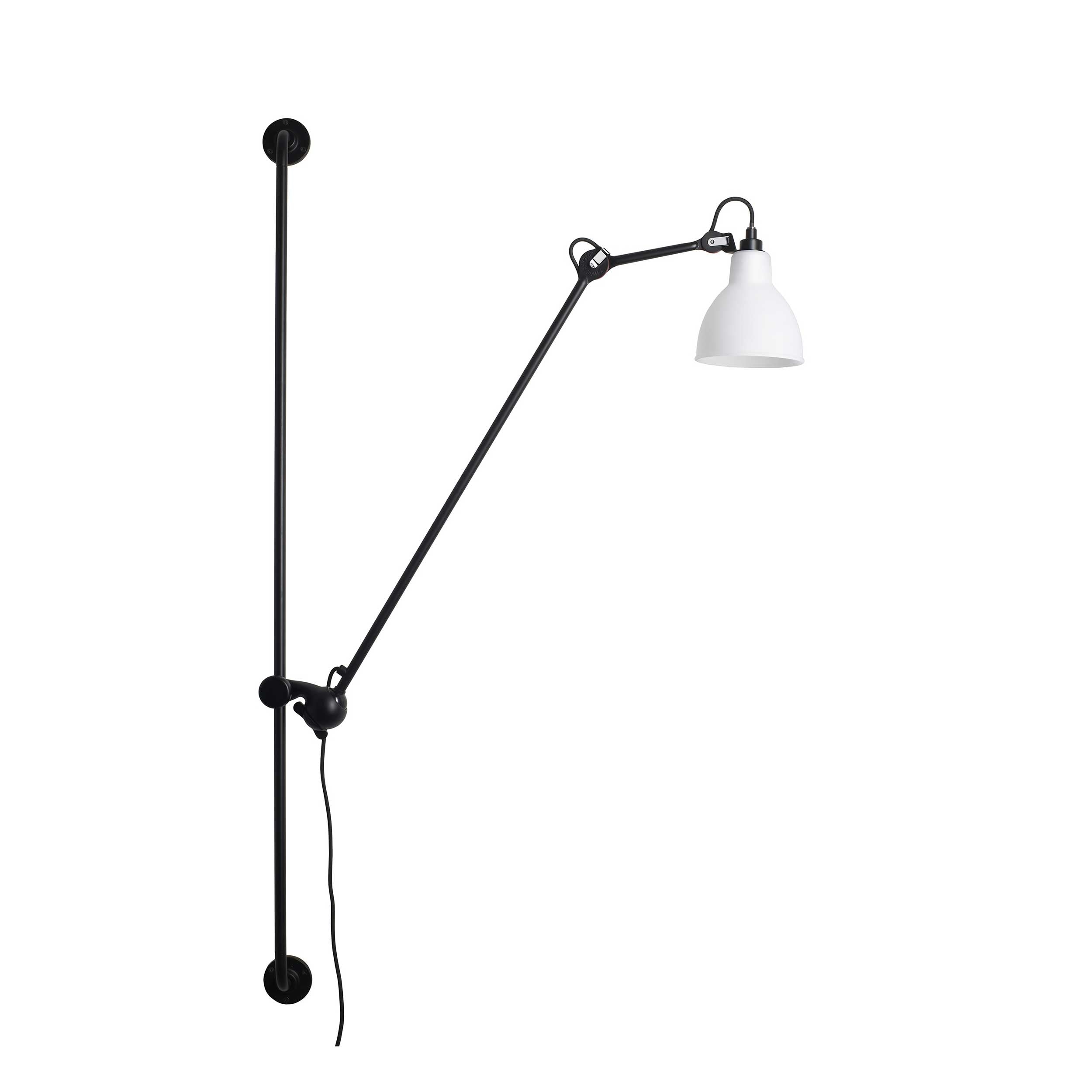 DCW éditions Lampe Gras N°214 E14 плъзгаща се стенна лампа