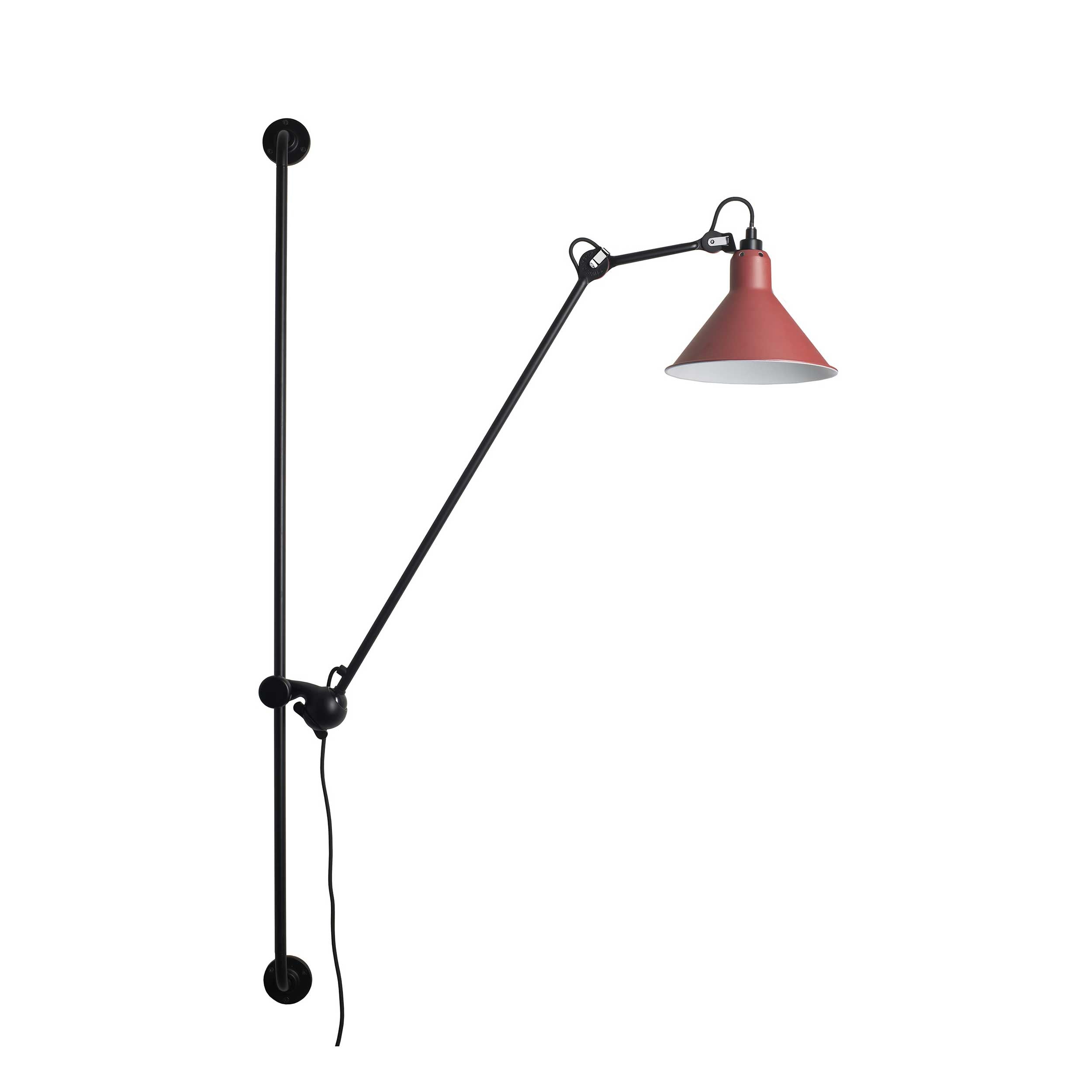 DCW éditions Lampe Gras N°214 E14 плъзгаща се стенна лампа