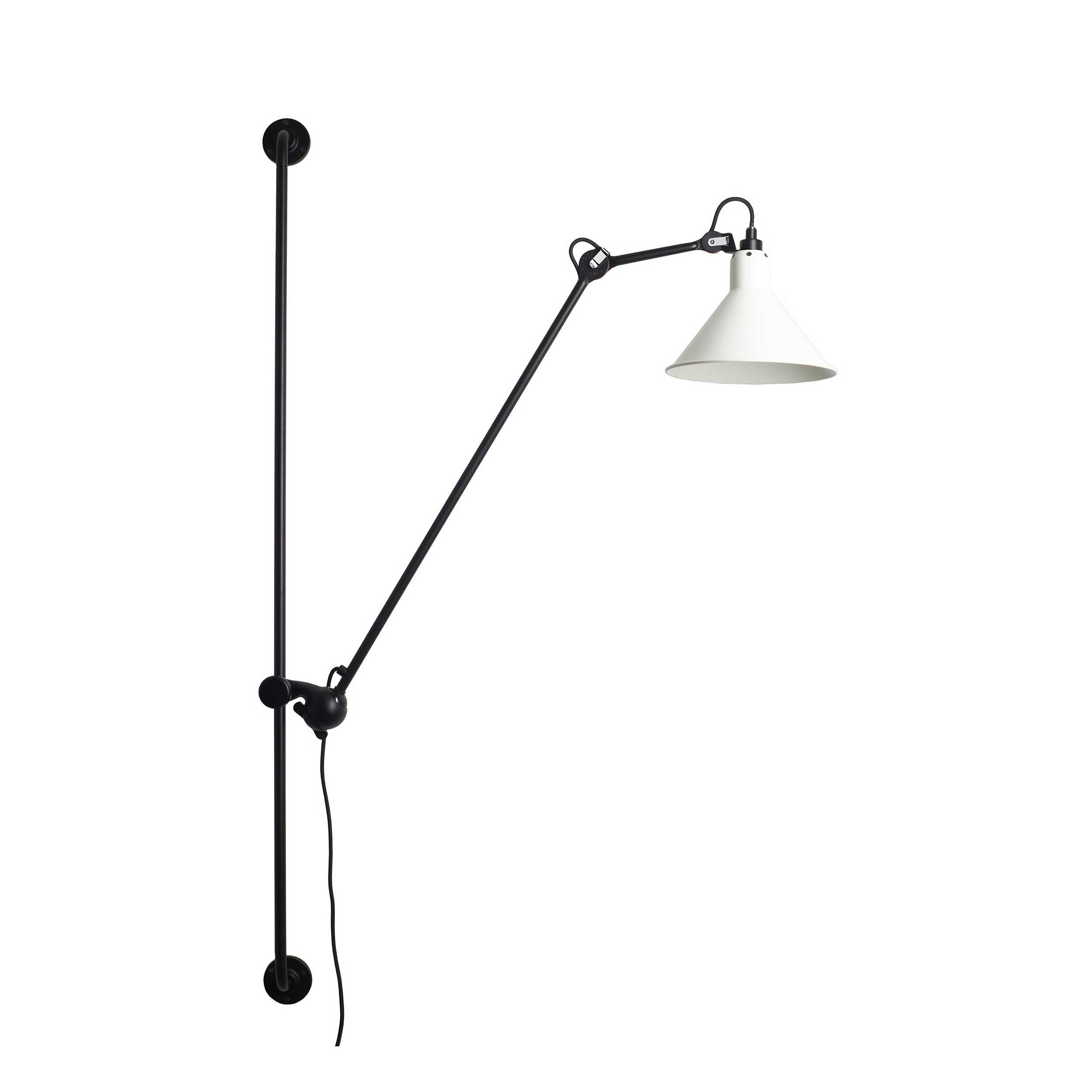 DCW éditions Lampe Gras N°214 E14 плъзгаща се стенна лампа