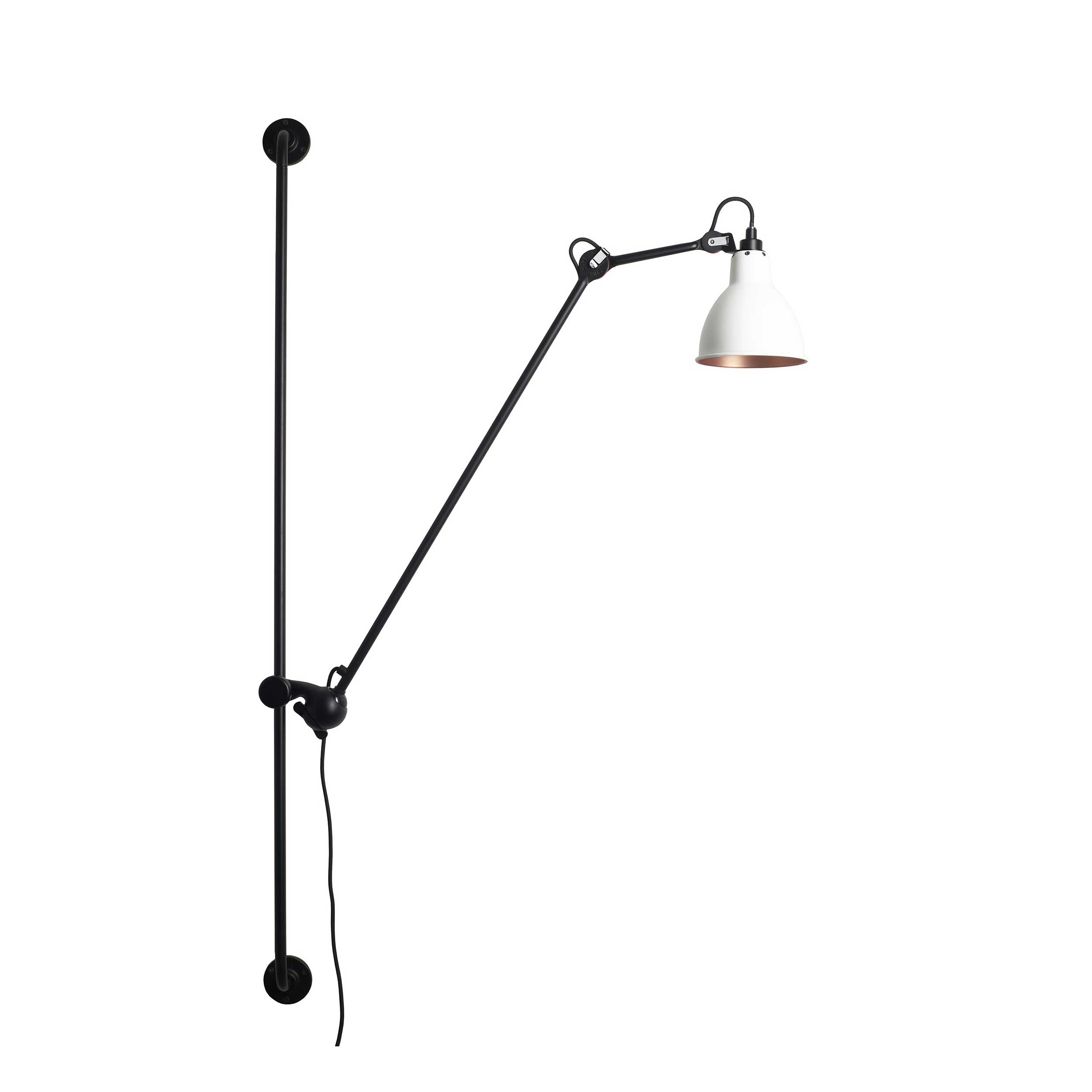 DCW éditions Lampe Gras N°214 E14 плъзгаща се стенна лампа