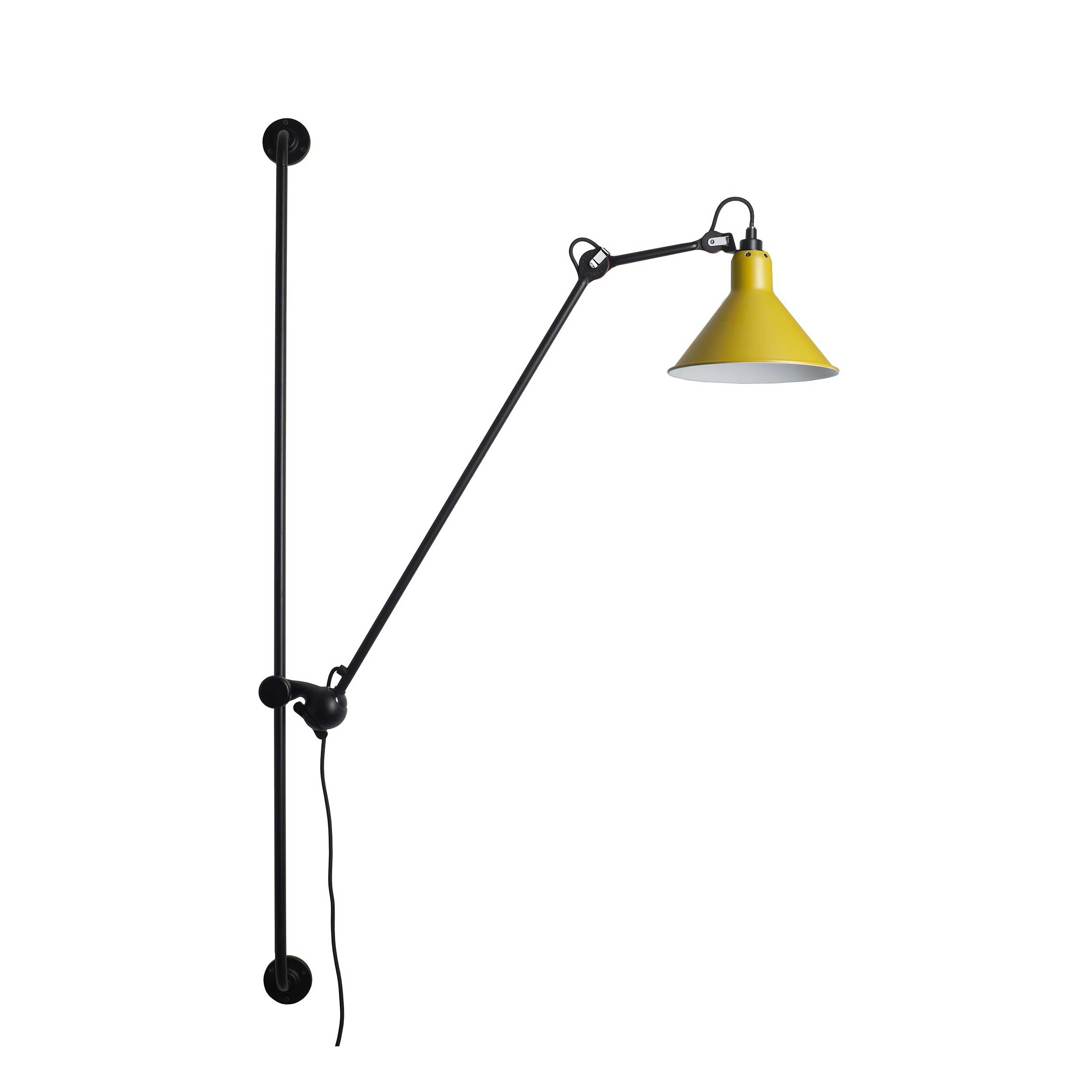 DCW éditions Lampe Gras N°214 E14 плъзгаща се стенна лампа