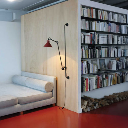 DCW éditions Lampe Gras N°214 E14 плъзгаща се стенна лампа