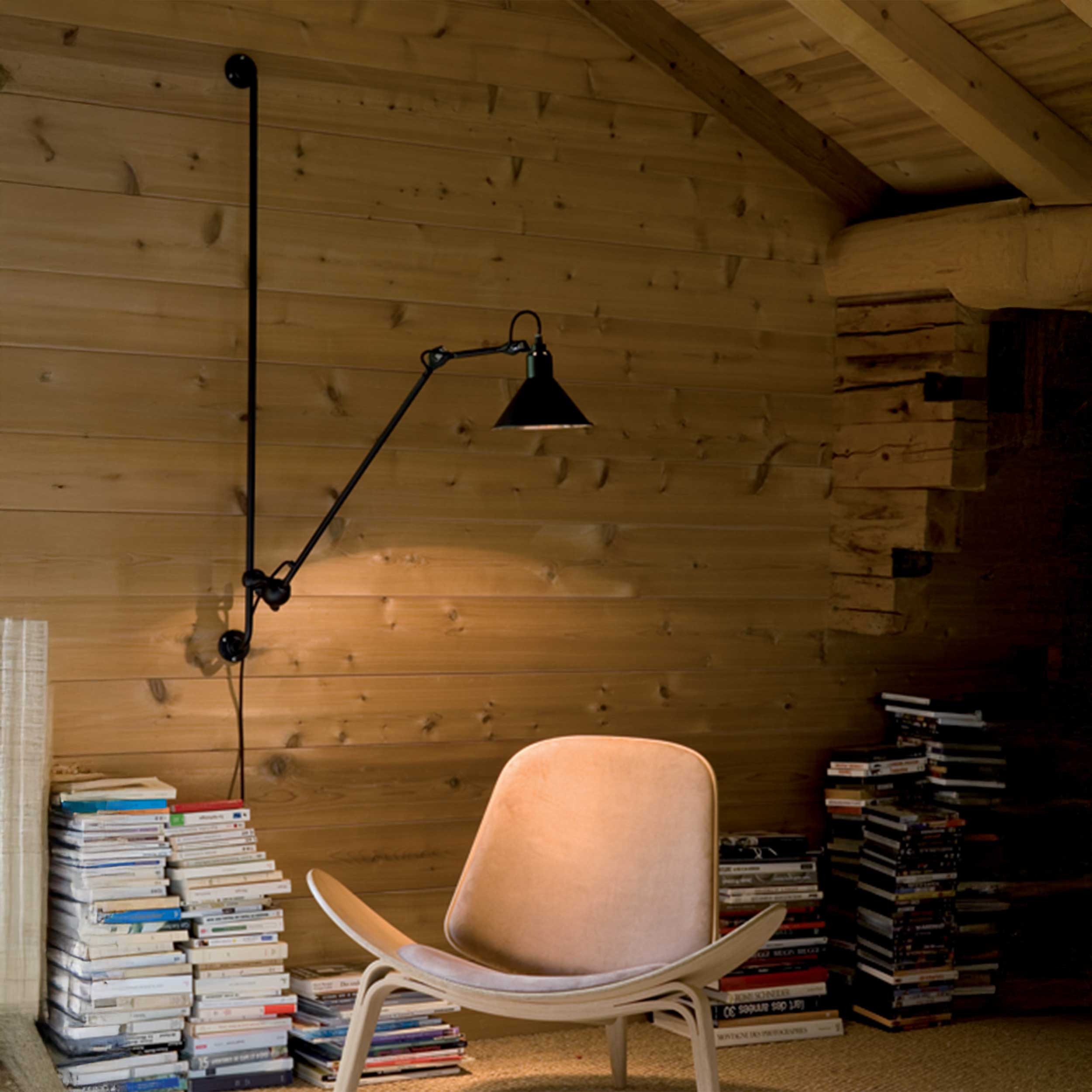 DCW éditions Lampe Gras N°214 E14 плъзгаща се стенна лампа