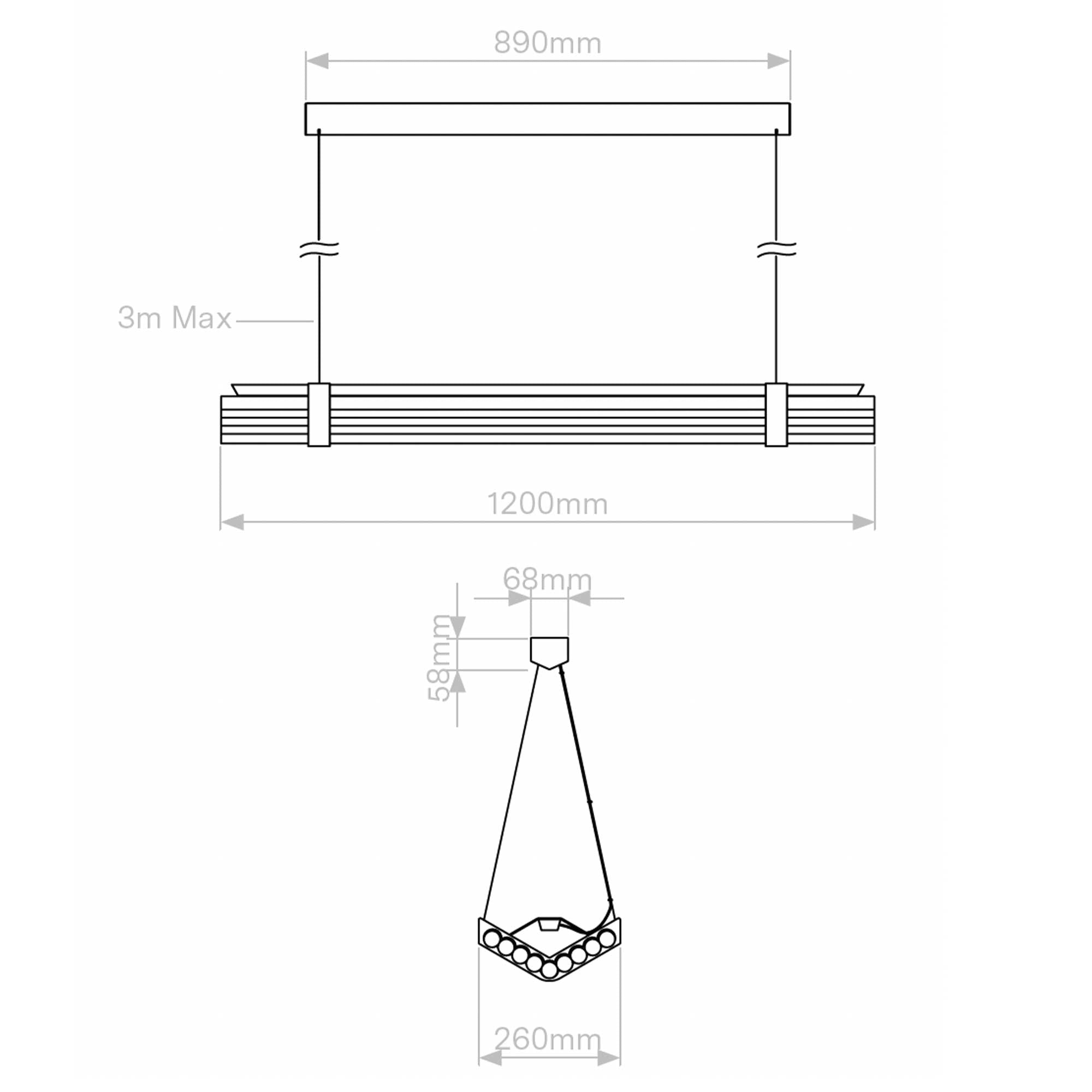 DCW éditions Seagull LED висящо осветително тяло