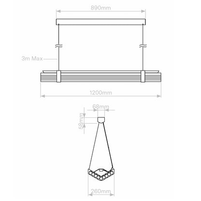 DCW éditions Seagull LED висящо осветително тяло
