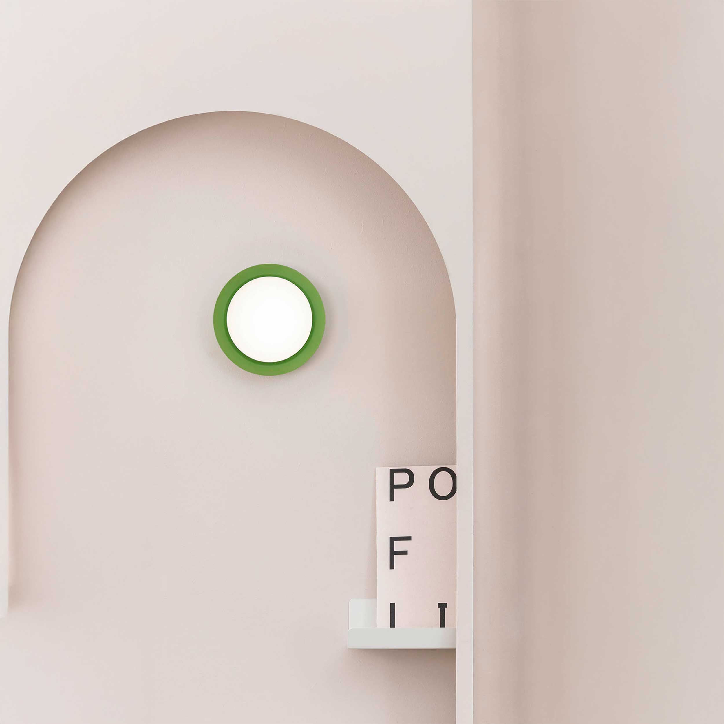 Faro Brume LED glass ceiling light IP44