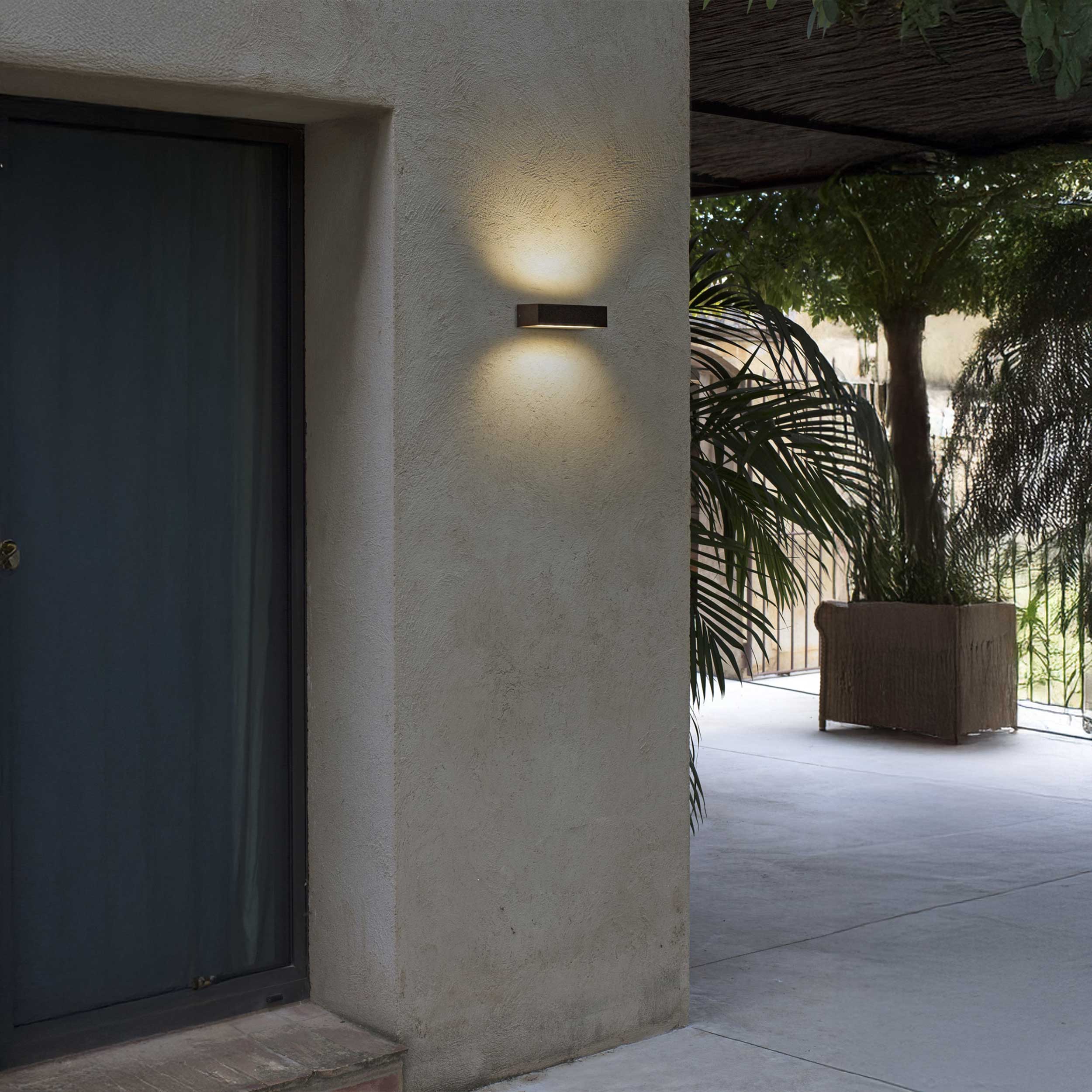 Faro Brume LED glass ceiling light IP44