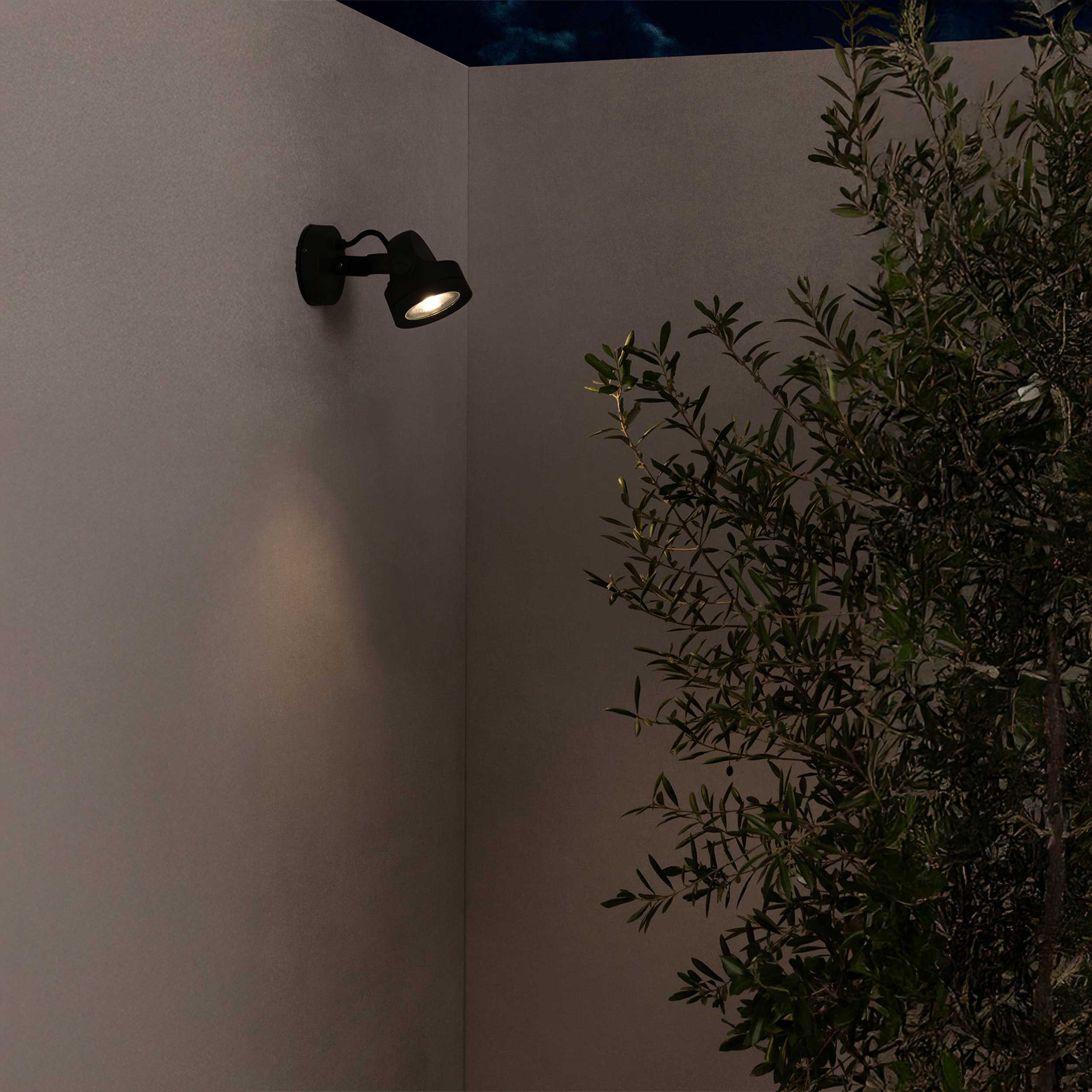 Faro Brume LED glass ceiling light IP44