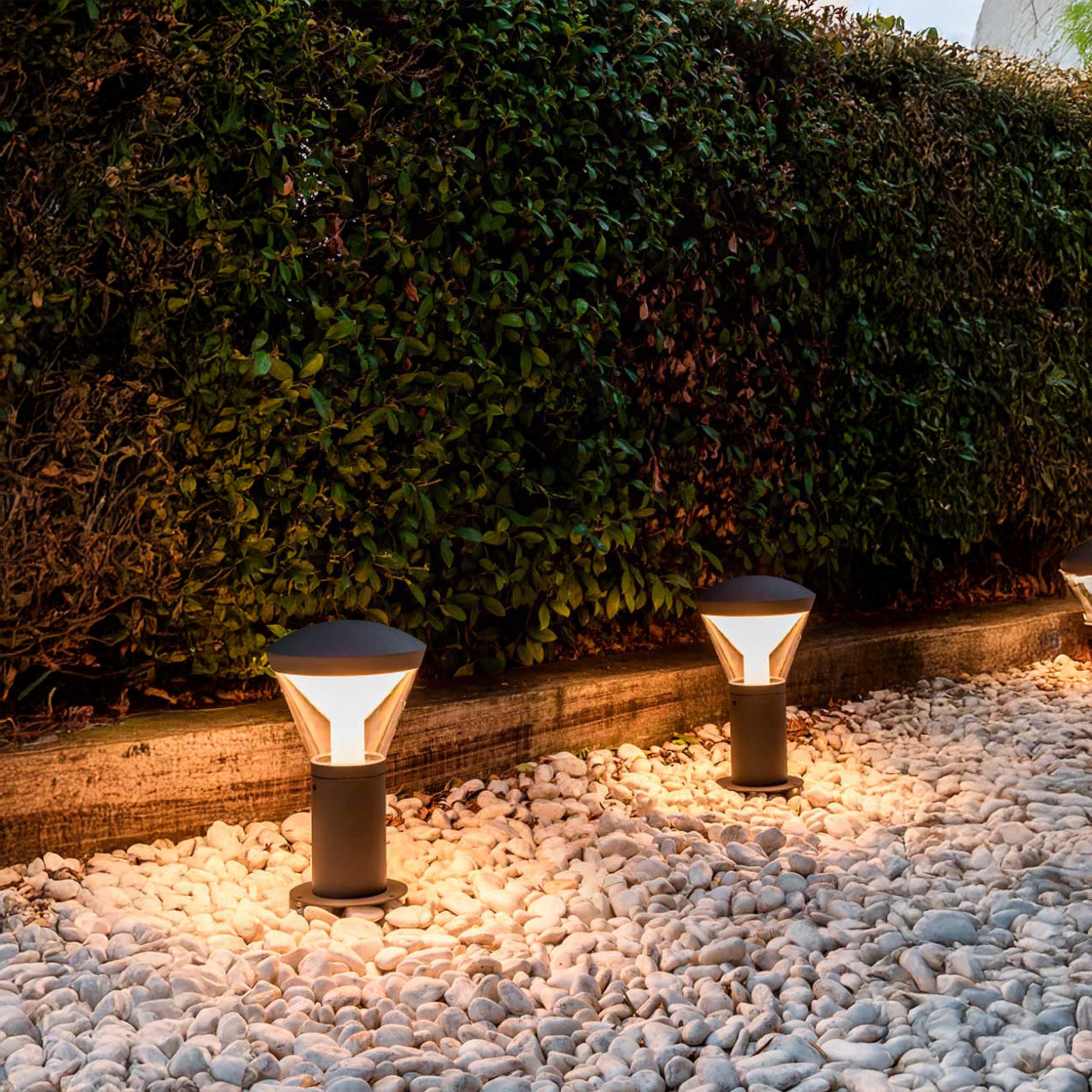 Faro Brume LED glass ceiling light IP44