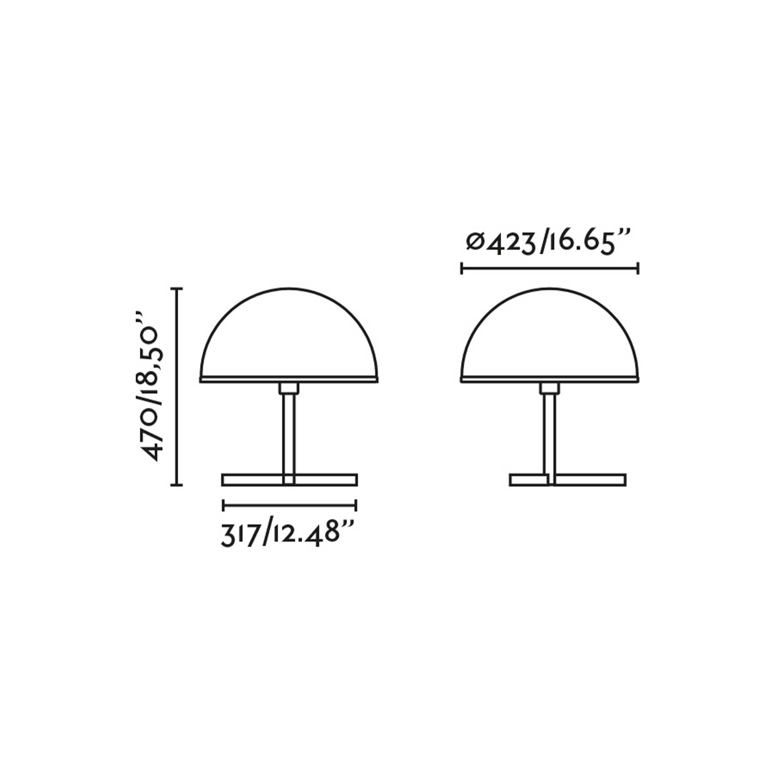 Faro Berni E27 table light