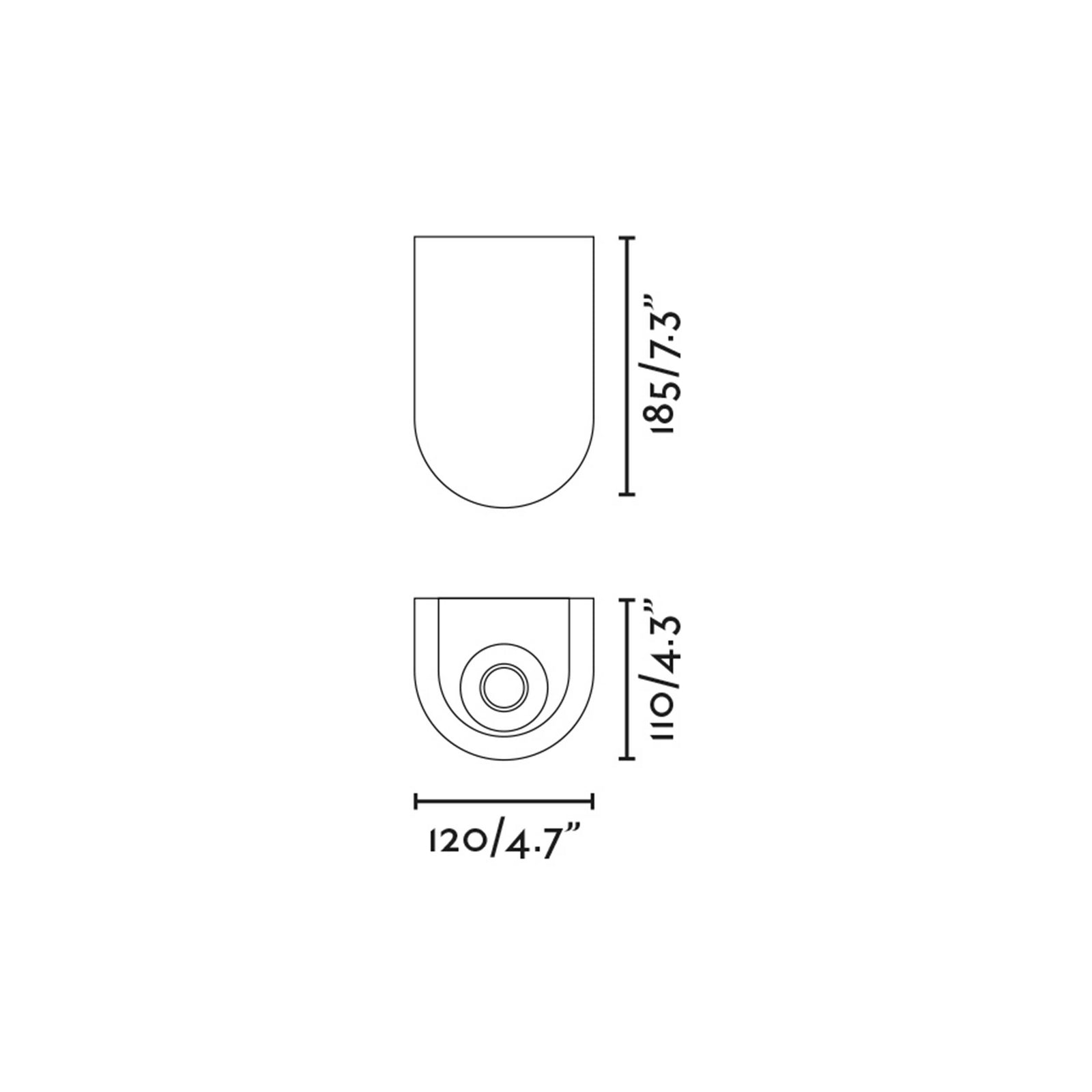 Faro Iglu LED външна светлина за колони IP65