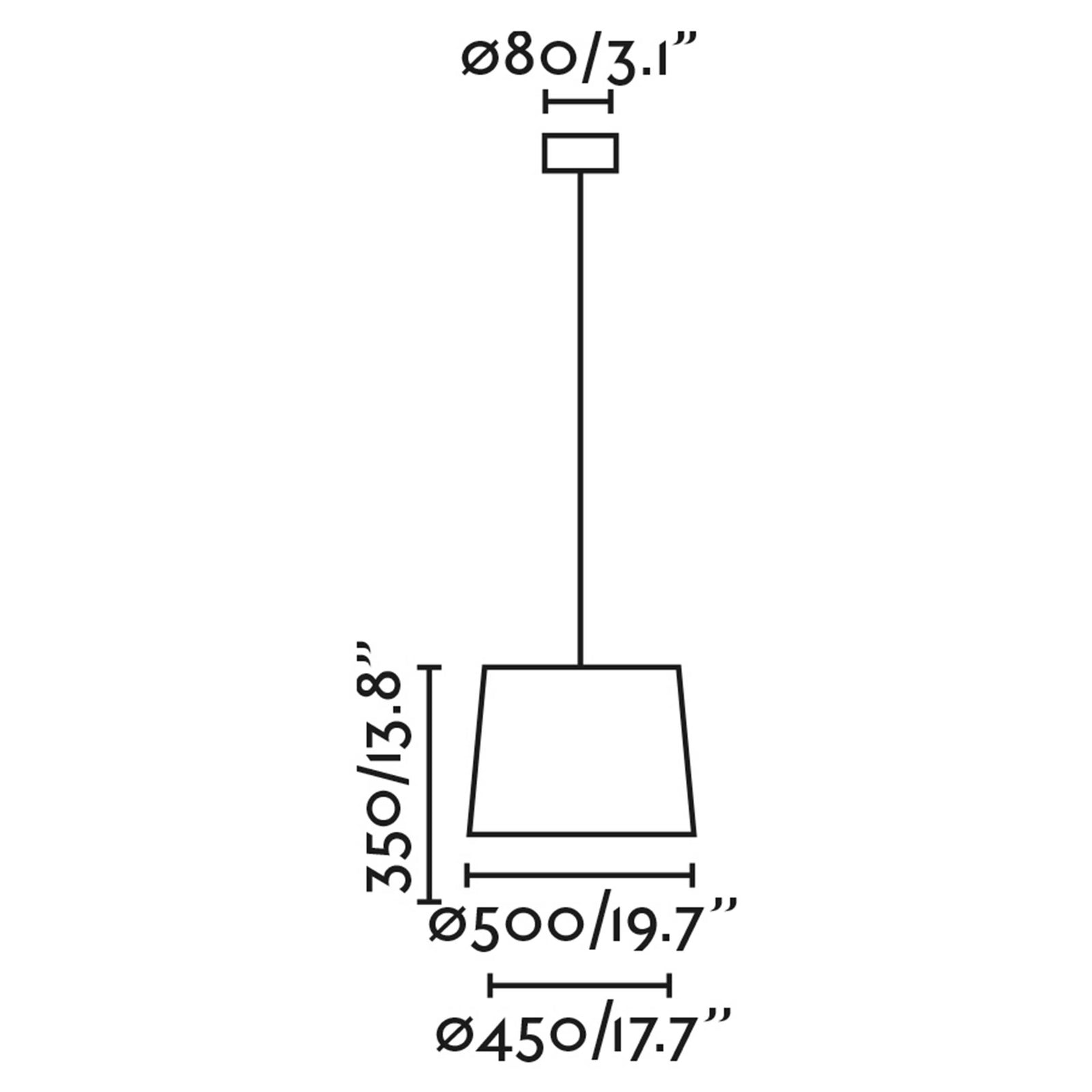 Висящо осветително тяло Faro Samba E27