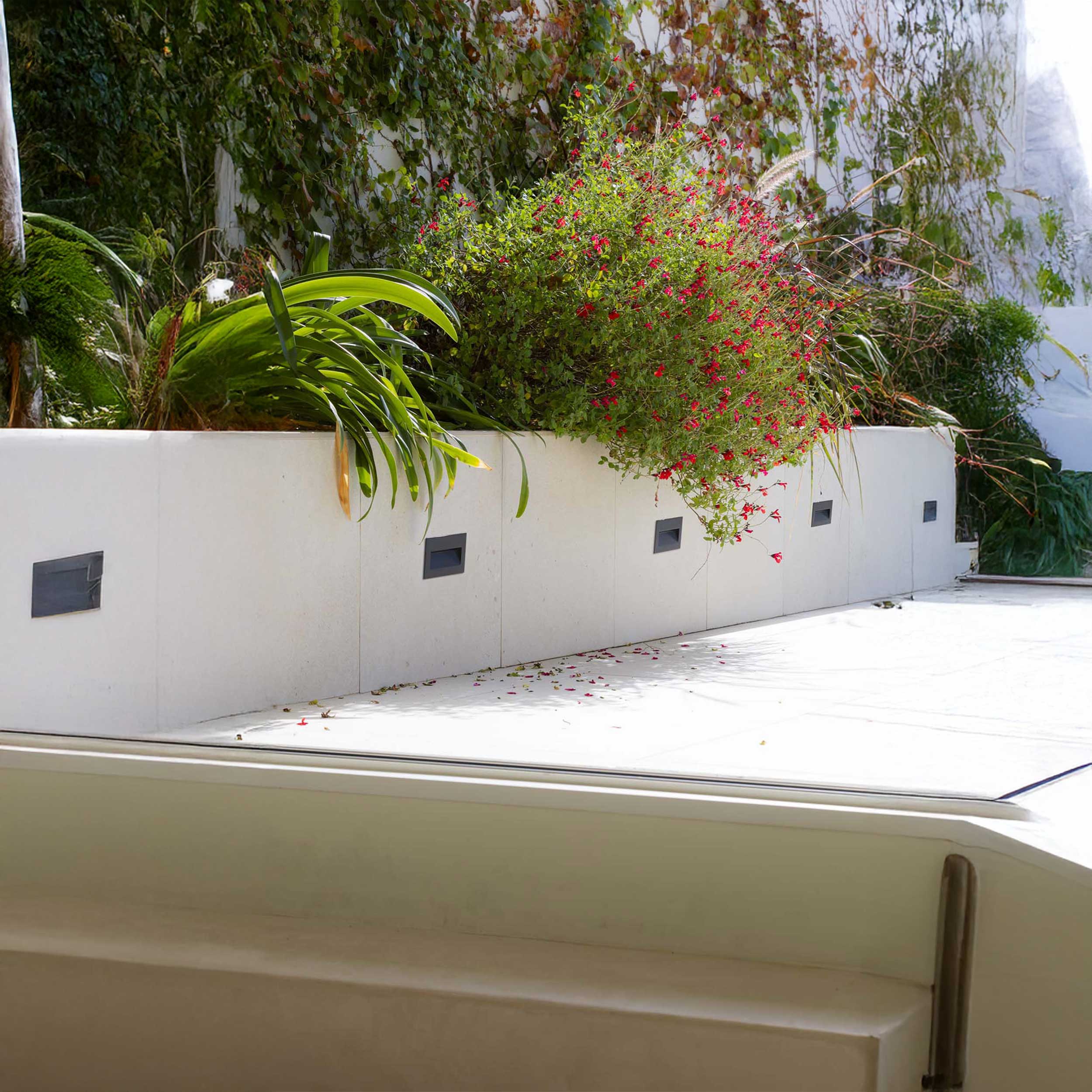 Faro Brume LED glass ceiling light IP44