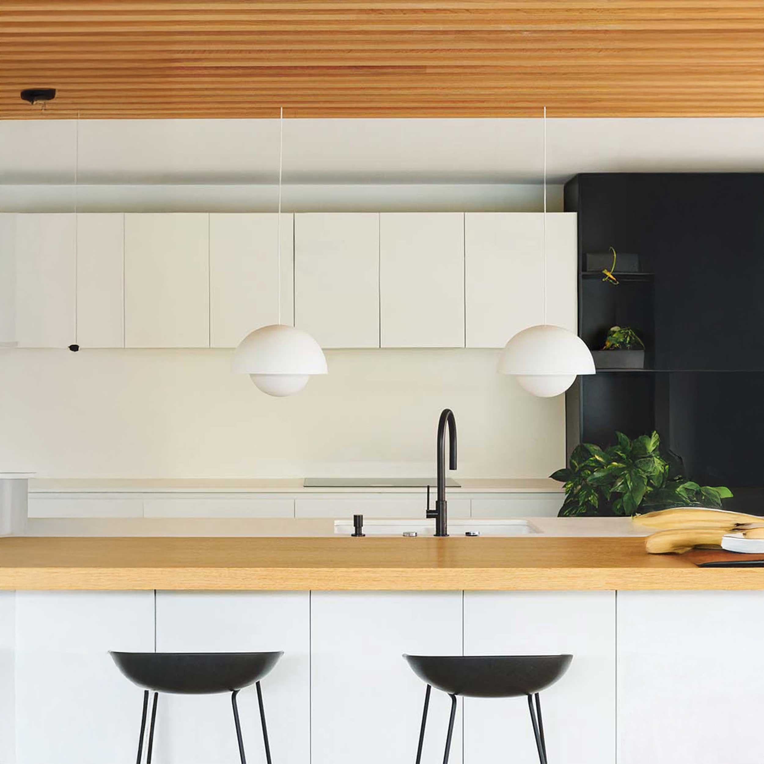 Faro Brume LED glass ceiling light IP44