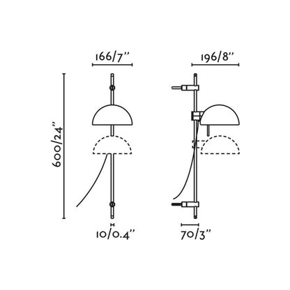 Faro Berni E27 wall light
