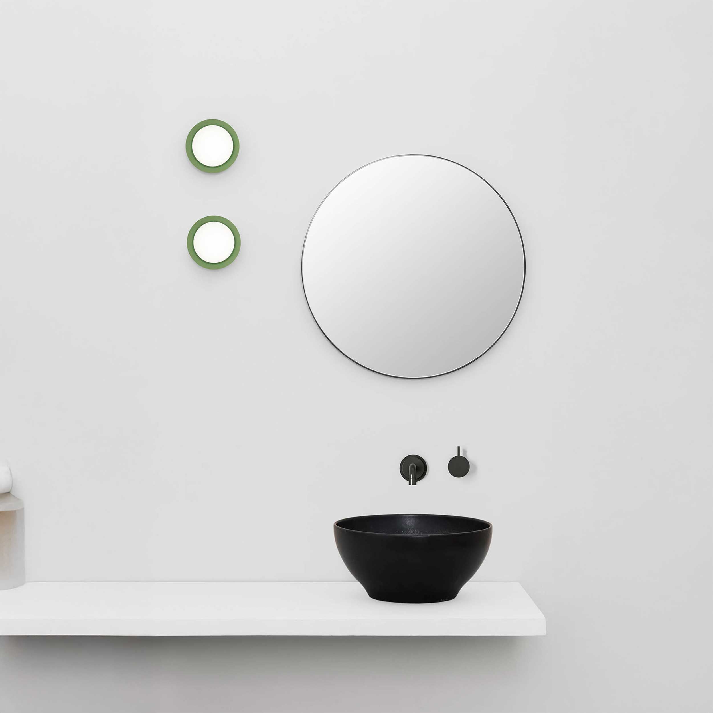 Faro Brume LED glass ceiling light IP44