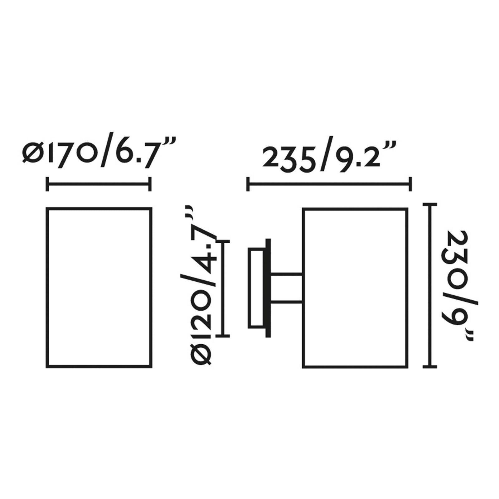 Стенна лампа Faro Guadalupe E27