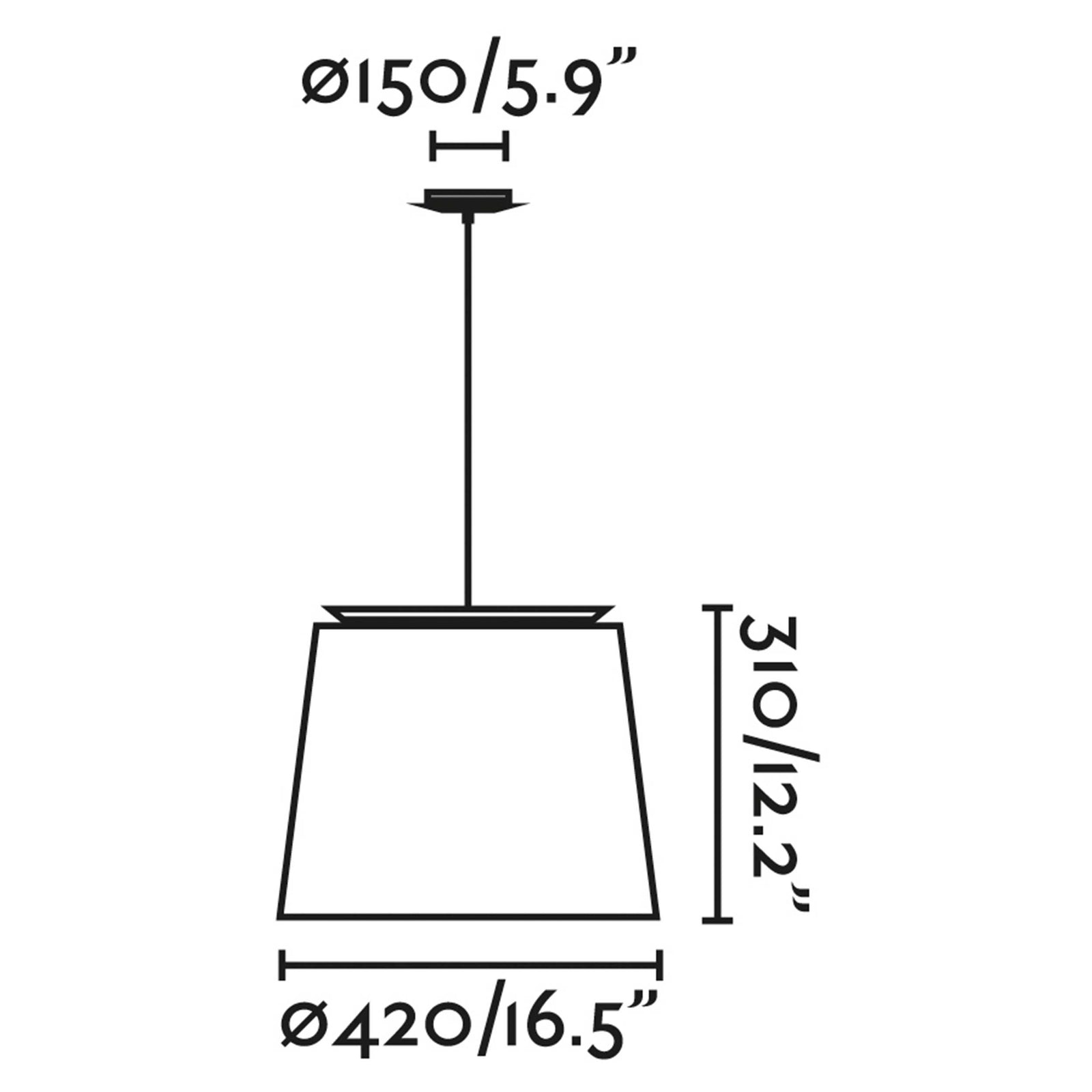Висящо осветително тяло Faro Savoy E27
