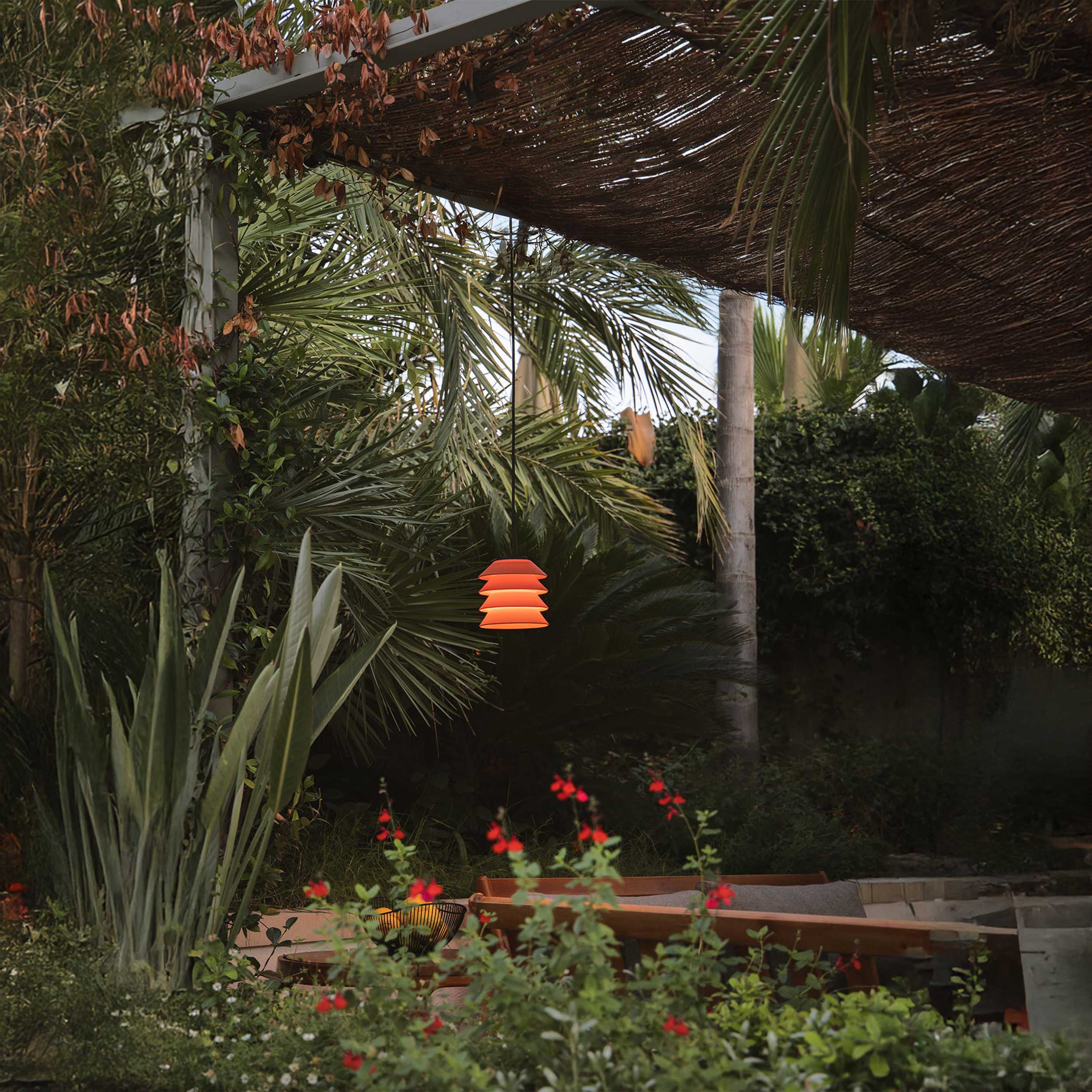 Faro Brume LED glass ceiling light IP44