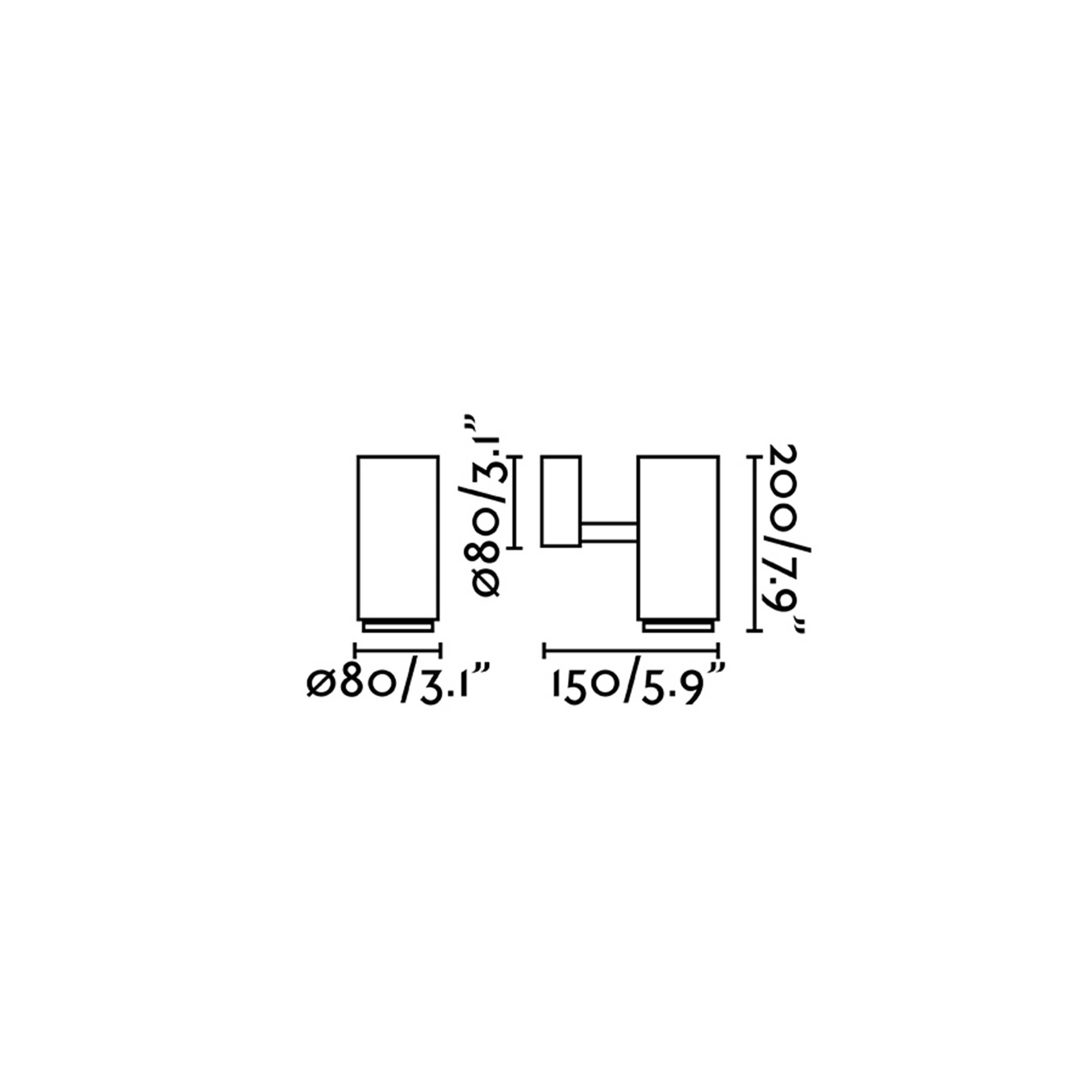 Faro Plom LED стенно външно регулируемо осветително тяло IP64