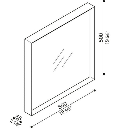 Lombardo Flo Q LED Čtvercové Svítidlo Přisazené IP20 IK06