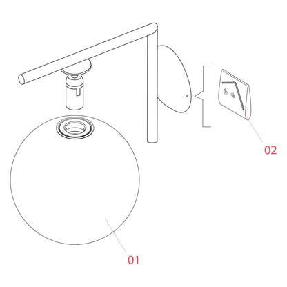 Flos IC Lights E14 nástěnné svítidlo