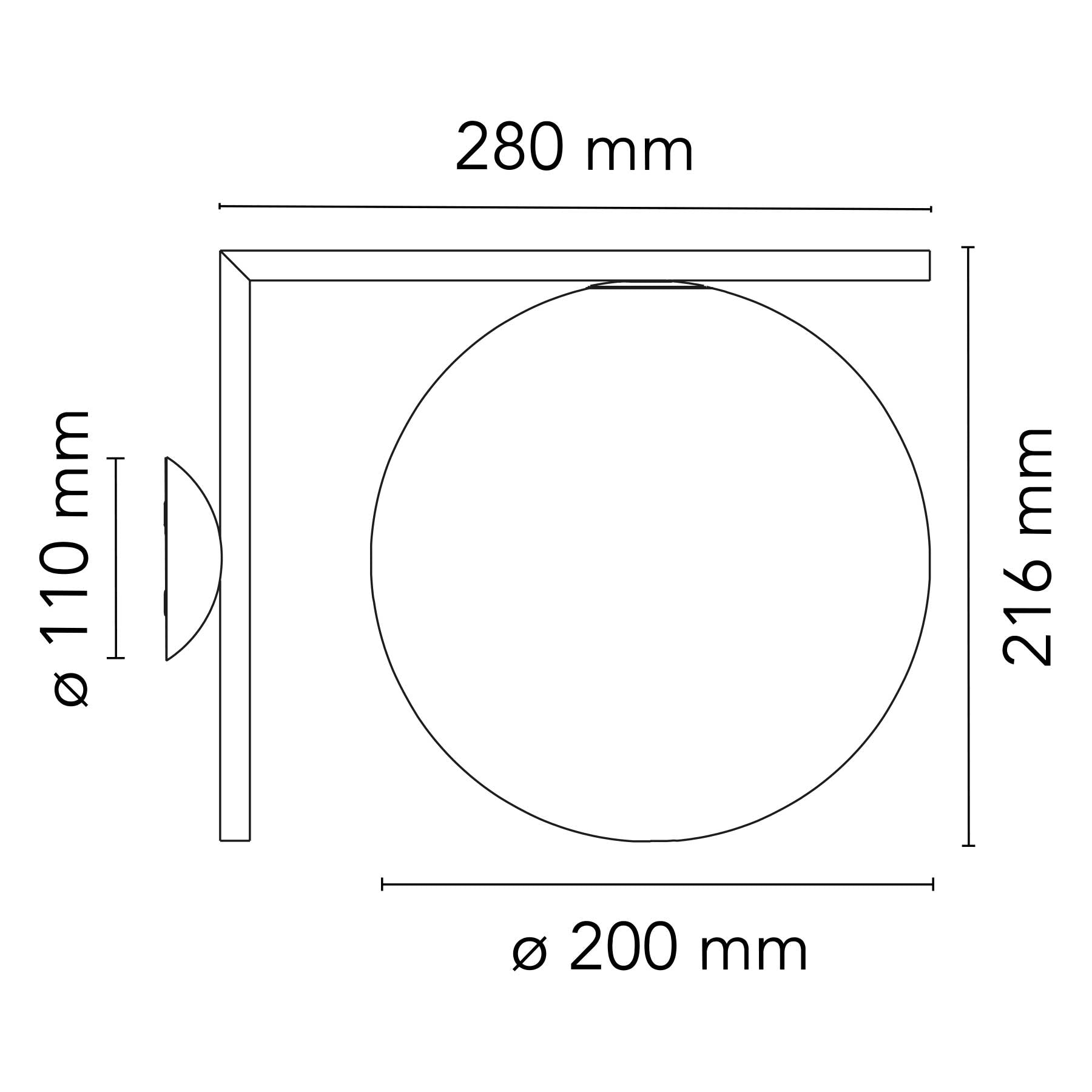 Flos IC Lights E14 nástěnné svítidlo
