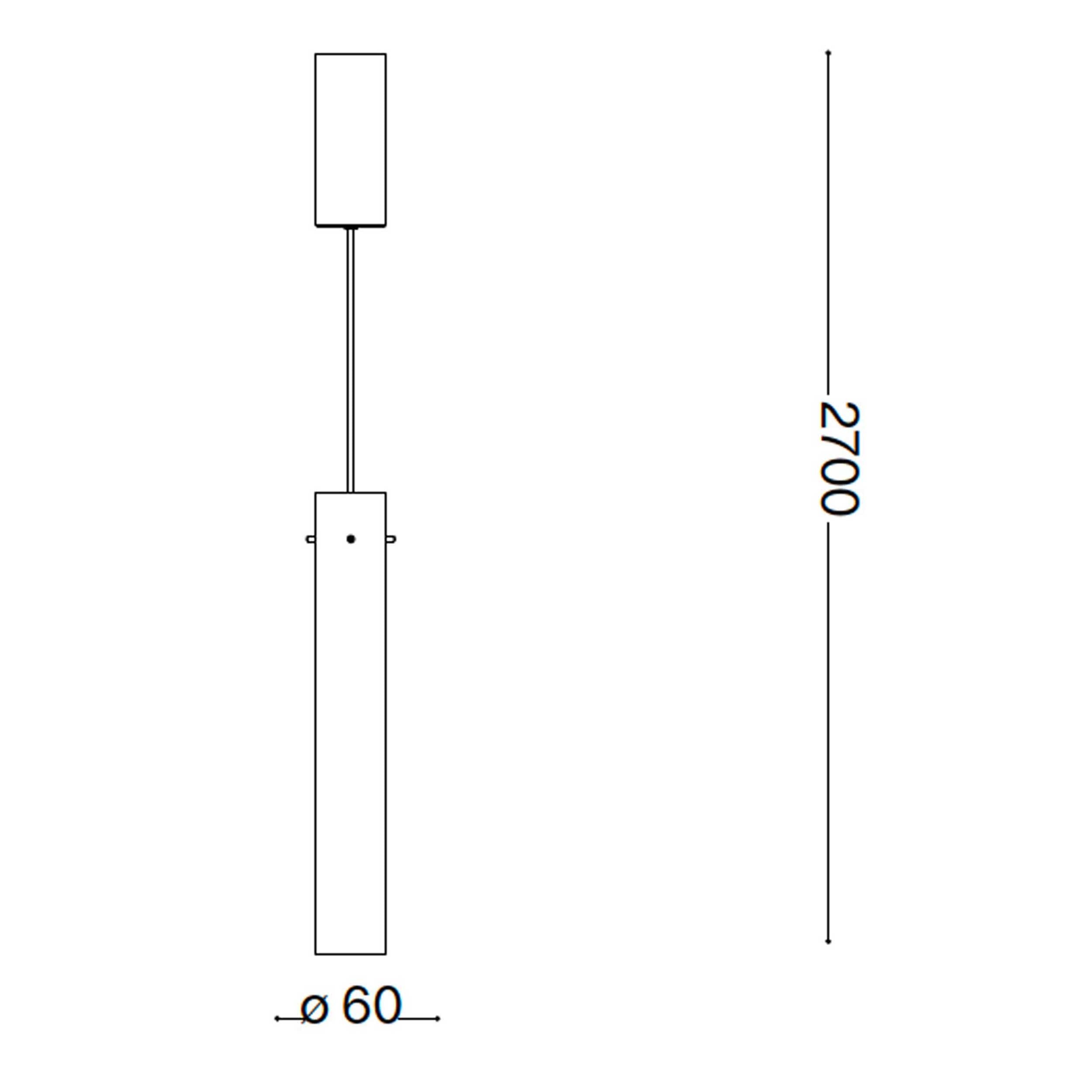 Ideal lux LED висяща лампа Flam