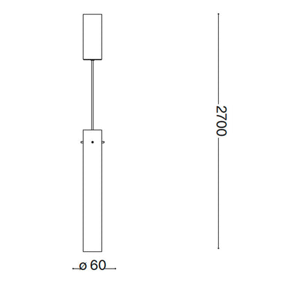 Ideal lux LED висяща лампа Flam