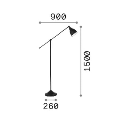 Ideal Lux Newton E27 stojací svítidlo
