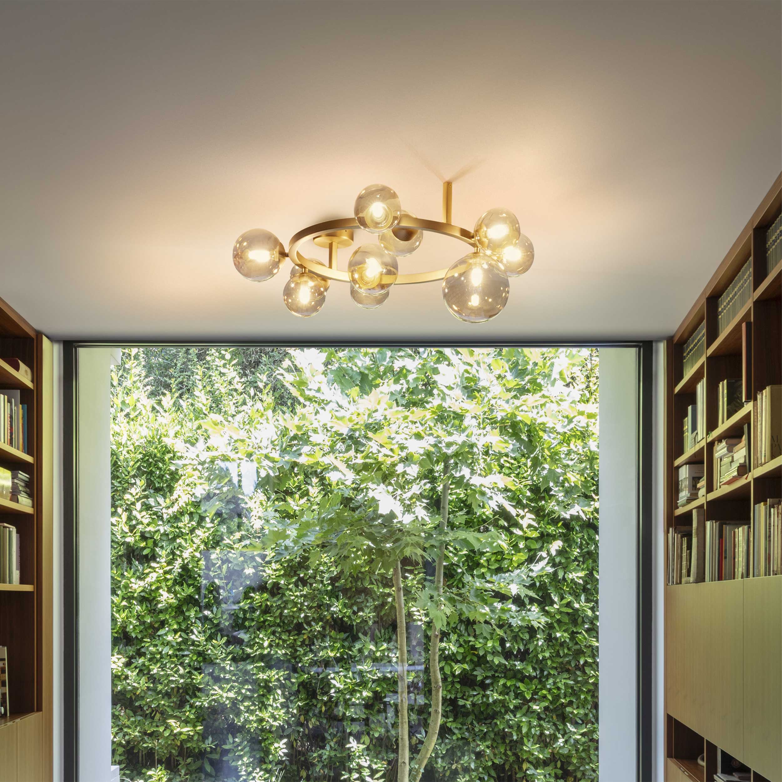 Ideal lux Perlage G9 висящо кръгло осветително тяло