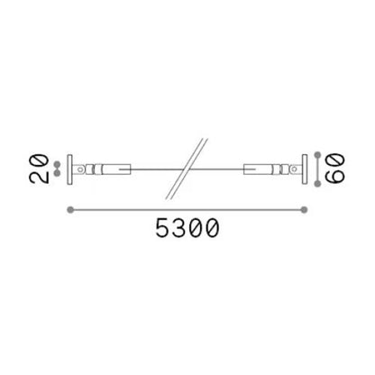 Ideal Lux Riflesso LED bathroom wall light IP54