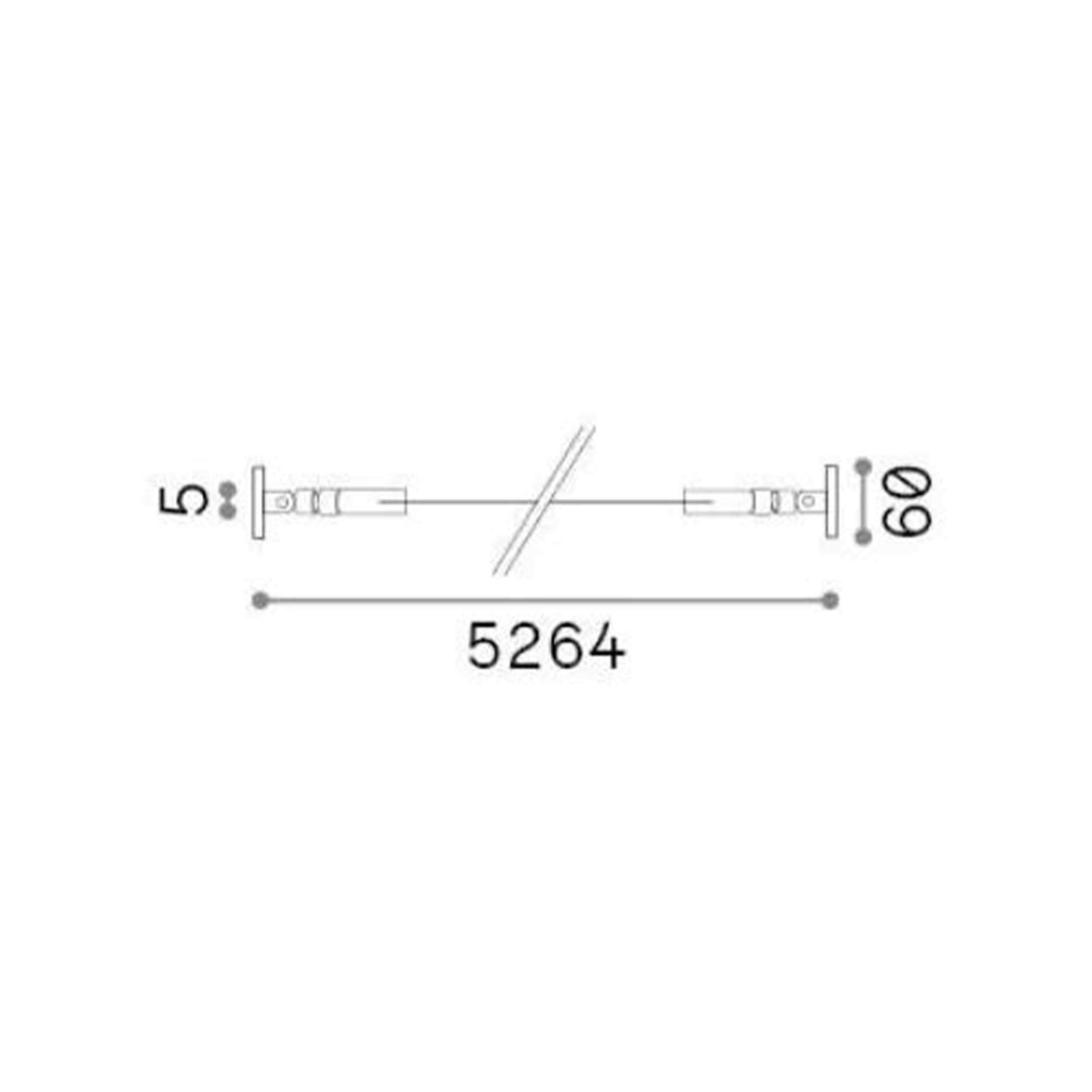 Ideal Lux Riflesso LED bathroom wall light IP54