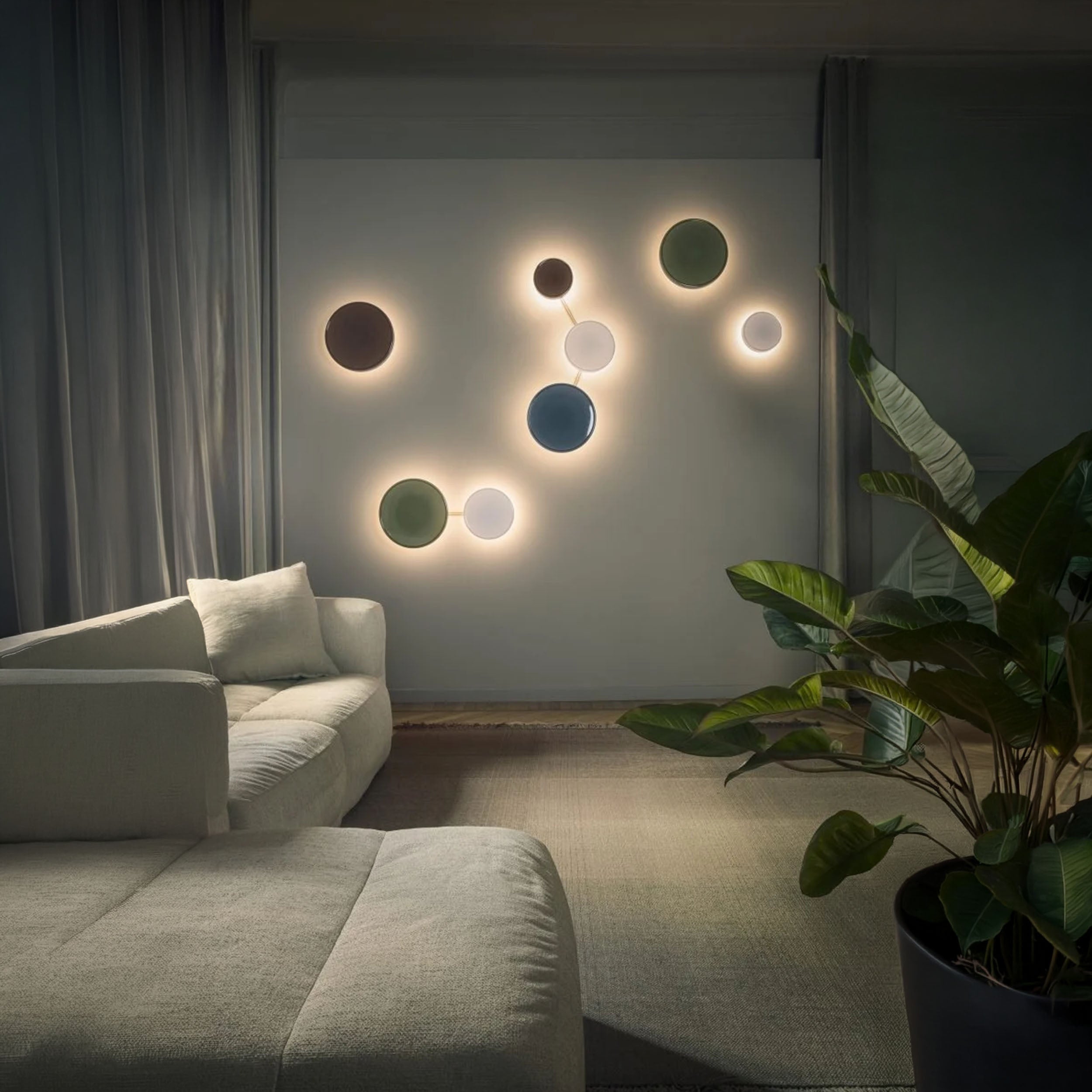 LED стенна лампа Marset Caramel