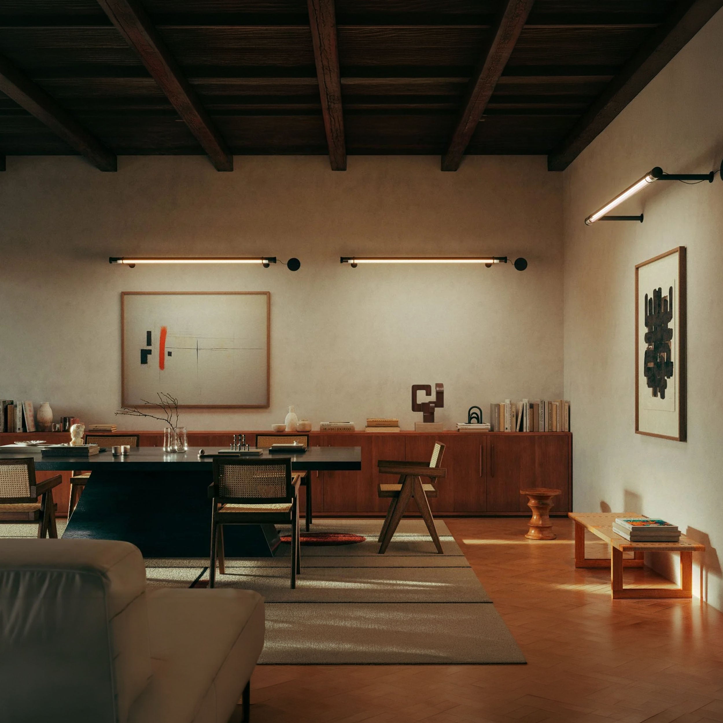 Marset Fris LED бронзова стенна лампа с кабел