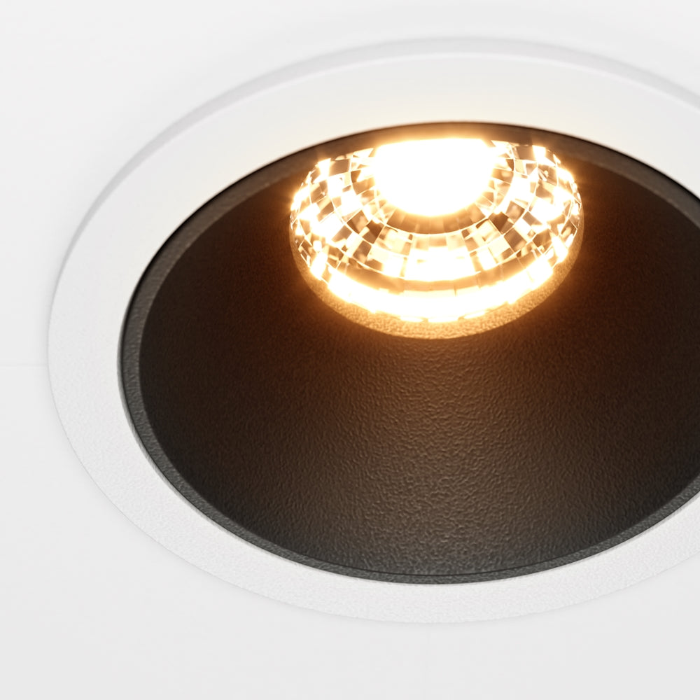Maytoni downlight Alfa LED 36° вграден кръгъл осветител, черен