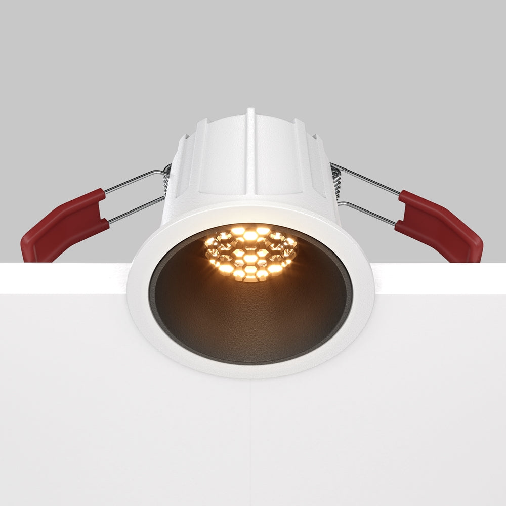 Maytoni downlight Alfa LED 36° вграден кръгъл осветител, черен