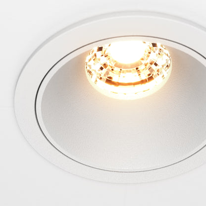 Maytoni downlight Alfa LED 36° вграден кръгъл осветител, бял