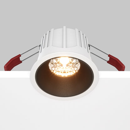 Maytoni downlight Alfa LED 36° вграден кръгъл осветител, черен