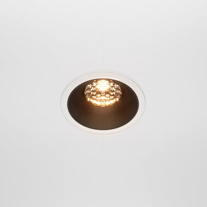 Maytoni downlight Alfa LED 36° вграден кръгъл осветител, черен