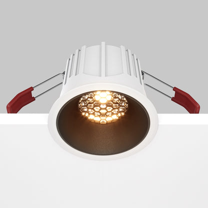 Maytoni downlight Alfa LED 36° вграден кръгъл осветител, черен