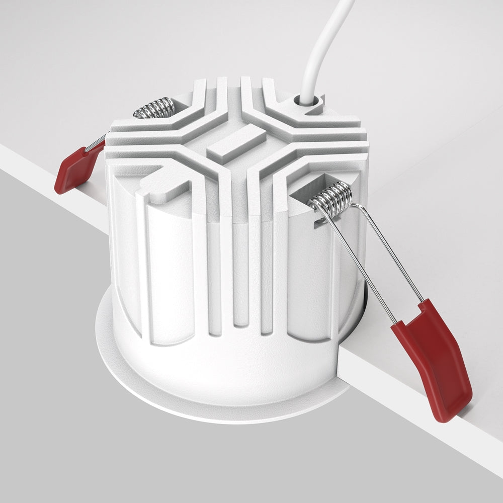 Maytoni downlight Alfa LED 36° вграден кръгъл осветител, бял