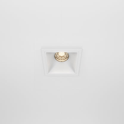 Maytoni downlight Alfa LED 10W 36° вграден квадратен осветител, бял