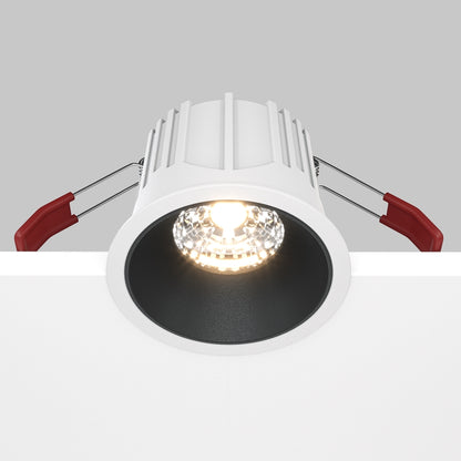 Maytoni downlight Alfa LED 36° вграден кръгъл осветител, черен