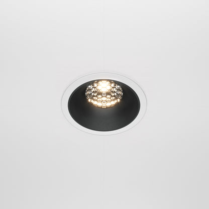 Maytoni downlight Alfa LED 36° вграден кръгъл осветител, черен